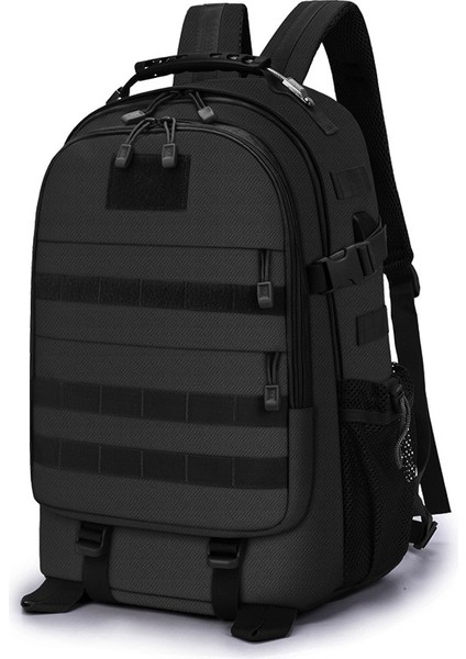 Siyah 37CMX21CMX50CM Açık Taktik Çanta Katı Spor Dağcılık Seyahat Çantası Büyük Kapasiteli Çok Fonksiyonlu Su Geçirmez Taktik Camo Sırt Çantası (Yurt Dışından) fırsatları