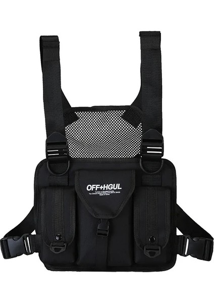 D Ins Yansıtıcı Şerit Hip-Hop Taktik Göğüs Çantası Çok Fonksiyonlu Fonksiyonel Moda Marka Iş Elbiseleri Yelek Sırt Çantası (Yurt Dışından) modelleri