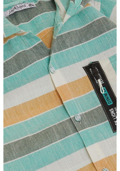 Erkek Çocuk Gömlek Kapüşonlu Cep Kısmı Fermuarlı 1.5-5 Yaş, Su Yeşili modelleri