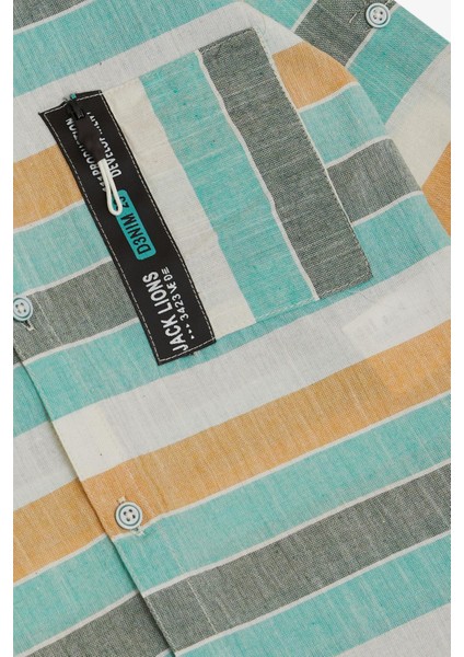 Erkek Çocuk Gömlek Kapüşonlu Cep Kısmı Fermuarlı 1.5-5 Yaş, Su Yeşili fırsatları