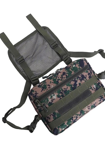 Sansha Kamuflaj Açık Taktik Yelek Göğüs Çantası Erkek Taktik Fonksiyonlu Çok Renkli Yelek Çantası Erkek Üç Amaçlı Kamuflaj Motosiklet Sırt Çantası (Yurt Dışından) fiyatları