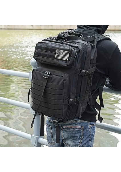 Acu 50L Erkek/kadın Yürüyüş Trekking Çantası Askeri Taktik Sırt Çantası Ordu Su Geçirmez Molle Bug Out Çanta Açık Seyahat Kamp Sırt Çantası (Yurt Dışından)
