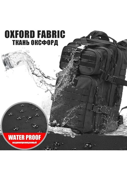 Acu 50L Erkek/kadın Yürüyüş Trekking Çantası Askeri Taktik Sırt Çantası Ordu Su Geçirmez Molle Bug Out Çanta Açık Seyahat Kamp Sırt Çantası (Yurt Dışından)