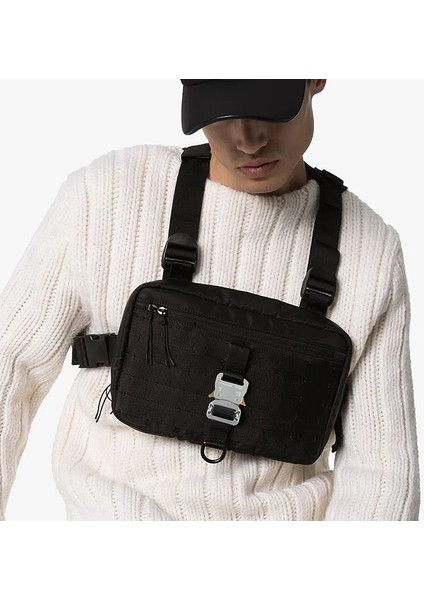 Stil 5 23SS Yeni Stil Alyx Göğüs Çantası 1017 Fonksiyonel Taktik Iş Kıyafeti Yelek Çantası Siyah Onaylı Unisex 1017 Alyx 9sm Sırt Çantası Mon Compte (Yurt Dışından) fiyatları
