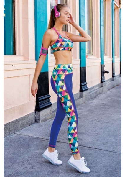 Desenli Spor Tayt T126