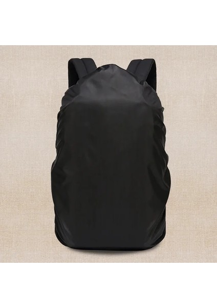 Siyah 45L Yağmur Kapağı Sırt Çantası 20L -70L Su Geçirmez Çanta Moda Dalga Desen Baskılı Taktik Açık Kamp Yürüyüş Tırmanma Toz Yağmurluk (Yurt Dışından)