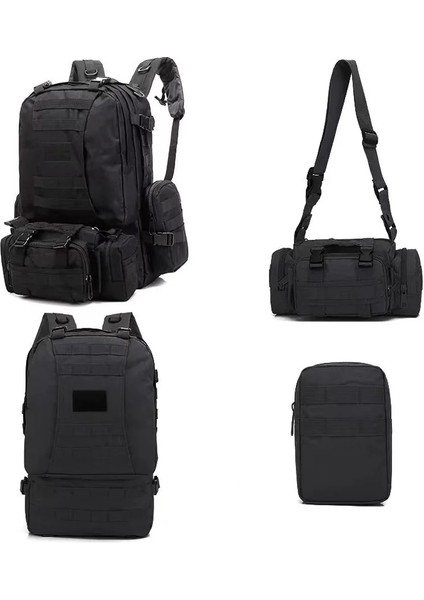 F 4 In1 Taktik Sırt Çantası 50L Askeri Sırt Çantası Erkek Ordu Molle Açık Spor Çantası Kamp Yürüyüş Seyahat Tırmanma Sırt Çantası Mochila (Yurt Dışından) fiyatları
