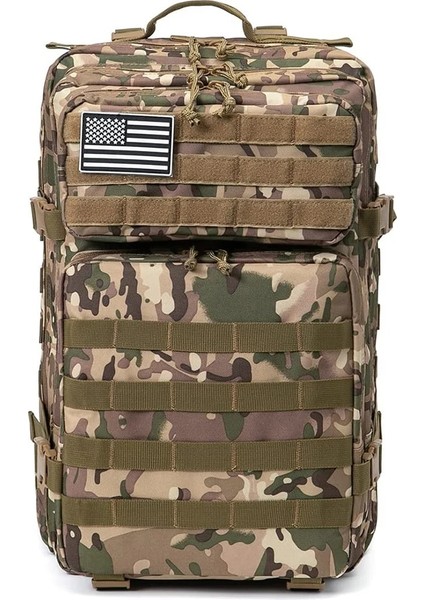Mor (50L) 50L 1000D Naylon Askeri Taktik Saldırı Paketi Sırt Çantası Su Geçirmez Molle Sırt Çantası Açık Spor Salonu Fitness Kamp Yürüyüş 3D Sırt Çantası (Yurt Dışından) modelleri