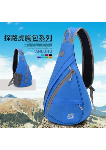 Mavi Erkekler Omuz Yürüyüş Trekking Sırt Çantası Açık Naylon Göğüs Paketleri Seyahat Bisiklet Kamp Avcılık Taktik Askeri Balıkçı Çantası (Yurt Dışından) fiyatları