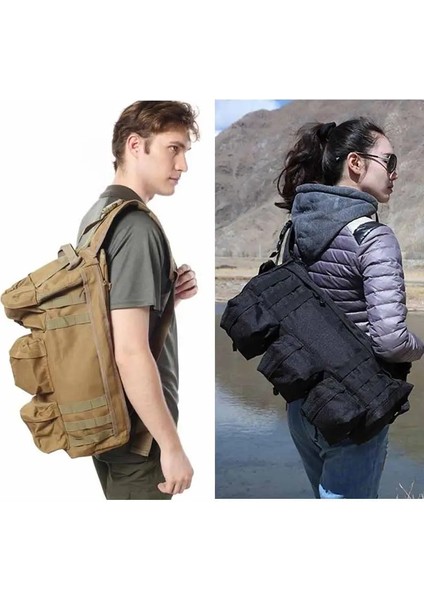 Çamur Taktik Molle Çanta Askeri Sling Tek Omuz Sırt Çantası Erkek Ordu Çanta Yürüyüş Kamp Avcılık Yüksek Kaliteli Oxford Sırt Çantası (Yurt Dışından) modelleri