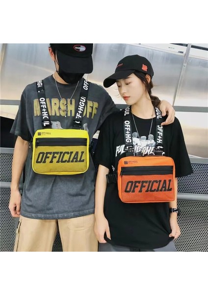 Gri 2021 Yeni Erkek ve Kadın Hip Hop Taktik Yelek Çok Fonksiyonlu Göğüs Çantası Tarzı Alfabe Kemer Kemer Sırt Çantası (Yurt Dışından) fiyatları