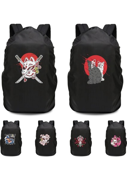Siyah 45L Siyah Renkler 20-70L Açık Yağmur Kapak Sırt Çantası Yürüyüş Tırmanma Kamp Moda Yeni Su Geçirmez Çanta Kamuflaj Taktik Toz Yağmurluk (Yurt Dışından)
