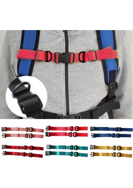 Pembe 1 Adet Göğüs Kemeri Kayışı Sternum Dokuma Çift Ayarlanabilir Serbest Bırakma Toka D Halka Açık Taktik Molle Sırt Çantası Kamp Çantası 25 mm (Yurt Dışından) indirimleri
