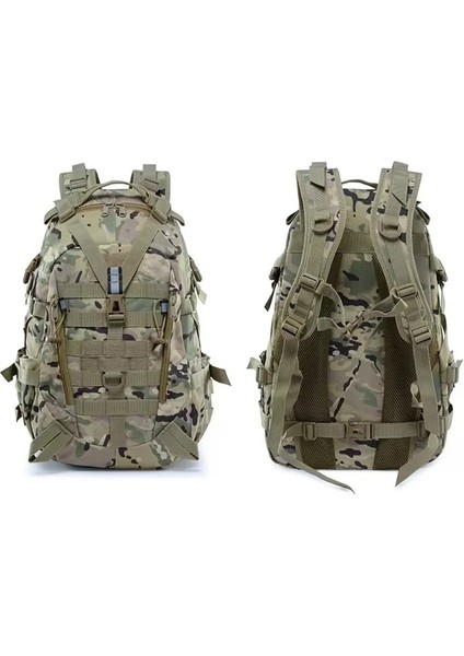 Cp Renk 25L Taktik Askeri Sırt Çantası Kamp Dağcılık Açık Yürüyüş Seyahat Spor Su Geçirmez Çanta 3D Saldırı Sırt Çantası (Yurt Dışından)