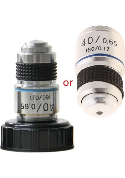40X Tarzı 4x 10X 40X 100X Yüksek Li Mikroskop Objektif Lens Renksiz Objektif Laboratuvar Biyolojik Mikroskop Parçaları 6xdd (Yurt Dışından)