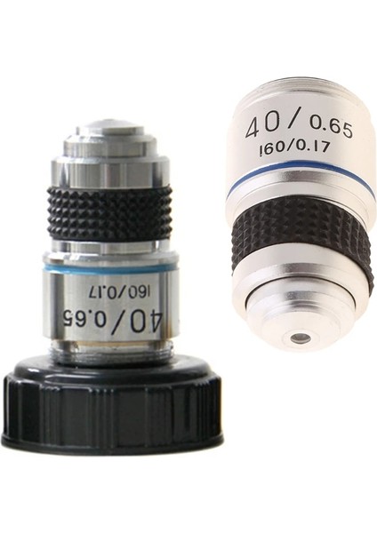 40X Tarzı 4x 10X 40X 100X Yüksek Li Mikroskop Objektif Lens Renksiz Objektif Laboratuvar Biyolojik Mikroskop Parçaları 6xdd (Yurt Dışından)
