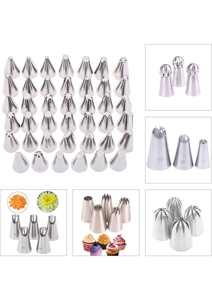 Altın Tarzı 1-Ream Kek Memesi Paslanmaz Çelik Sıkma Çiçek Memesi Kek Dekorasyon Mutfak Aksesuarları Çok Boyutlu Pasta Araçları (Yurt Dışından) modelleri