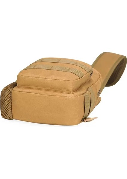 Jungle Camo Askeri Taktik Tek Çanta Ordu Omuz Molle Sırt Çantası Açık Su Geçirmez Avcılık Kamp Yürüyüş Tırmanma Şişe Göğüs Çantaları (Yurt Dışından)
