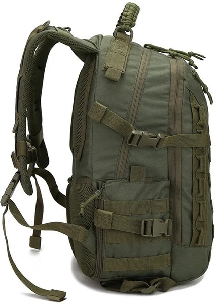 Gri 35L 1000D Naylon Su Geçirmez Trekking Balıkçılık Av Çantası Sırt Çantası Açık Askeri Sırt Çantaları Taktik Spor Kamp Yürüyüş (Yurt Dışından)