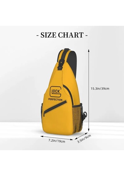 Stil 4 39X19X9 cm Taktik Atıcılık Spor Glock Sling Göğüs Çantası Erkekler Bisiklet Kamp Sırt Çantası Için Özelleştirilmiş Crossbody Omuz Sırt Çantası (Yurt Dışından)