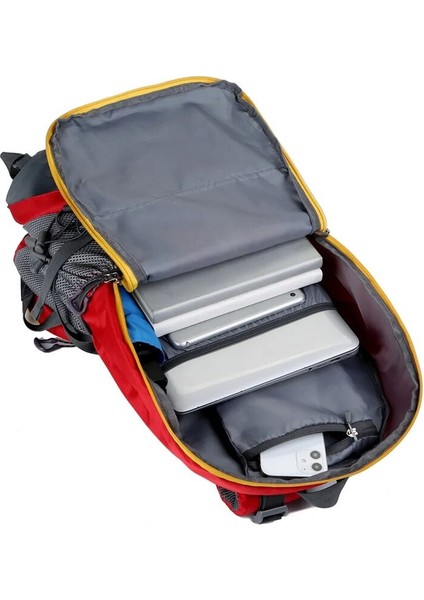 Yeşil 56-75L Büyük Kapasiteli Su Geçirmez Kamp Sırt Çantası Erkekler Kayak Yürüyüş Sırt Çantası Açık Bisiklet Taktik Sırt Çantası Ayrılabilir Trekking Çantaları (Yurt Dışından) indirimleri