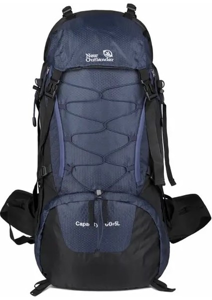Lacivert 33 x 20 x 72 Cfun Ya Moda Trendi Lüks Erkekler Kadınlar Için Tırmanma Sırt Çantası Büyük 80L Açık Yürüyüş Spor Sırt Çantası Seyahat Taktik Sırt Çantası (Yurt Dışından)