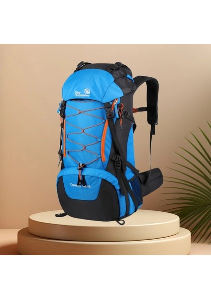 Lacivert 33 x 20 x 72 Cfun Ya Moda Trendi Lüks Erkekler Kadınlar Için Tırmanma Sırt Çantası Büyük 80L Açık Yürüyüş Spor Sırt Çantası Seyahat Taktik Sırt Çantası (Yurt Dışından)