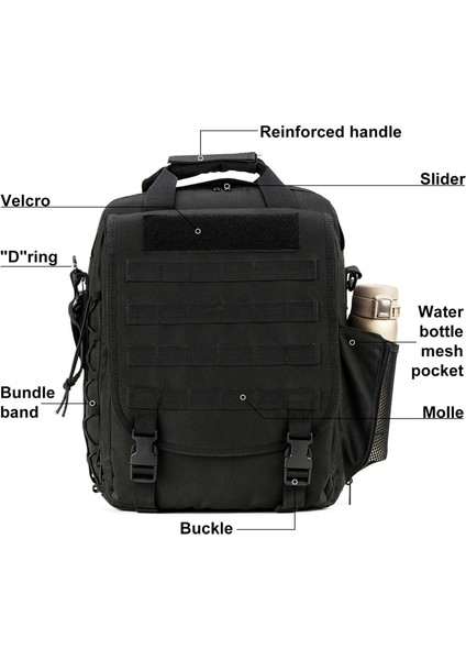 Multicam Çok Fonksiyonlu Askeri Taktik Laptop Çantası Ekstra Büyük 15 Inç Seyahat Dizüstü Sırt Çantası Erkekler Için (Yurt Dışından)