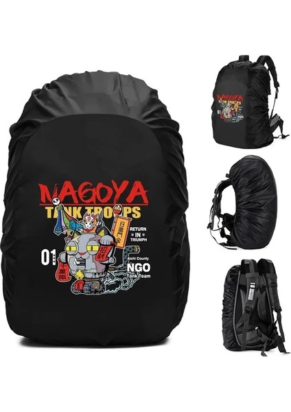 2MASK010 45L Siyah Renkler 20-70L Açık Yağmur Kapak Sırt Çantası Yürüyüş Tırmanma Kamp Moda Yeni Su Geçirmez Çanta Kamuflaj Taktik Toz Yağmurluk (Yurt Dışından)