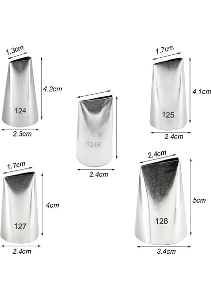 124R Stili Gül Yaprakları Paslanmaz Çelik Buzlanma G Nozullar Fondan Kek Dekorasyon Pasta Setleri Araçları Bakeware (Yurt Dışından) indirimleri