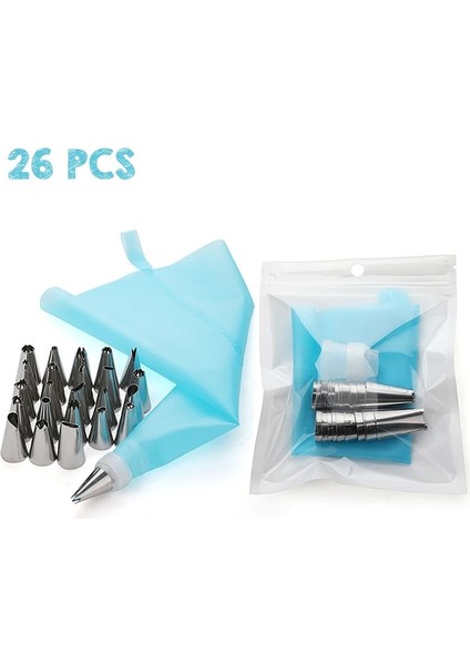 8 Parça Tarzı Licone Mutfak Aksesuarları Dondurma G Krem Pasta Torbası Paslanmaz Çelik Nozul Seti Dıy Kek Dekorasyon Ipuçları Seti (Yurt Dışından) fiyatları