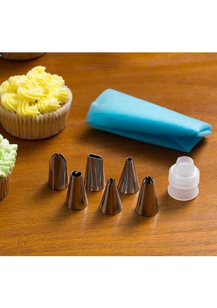 6mbhz 1sbhd 1zht Stili Silikon Pasta Torbası Ipuçları Dıy Buzlanma G Krem Yeniden Kullanılabilir Pasta Torbaları Nozul Seti Kek Dekorasyon Ucu Seti Mutfak Aksesuarları Gyh (Yurt Dışından) indirimleri