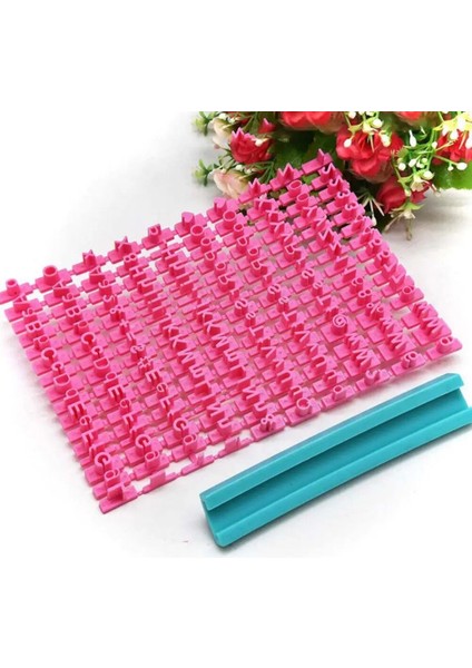 Pembe Tarzı Kalıp Alfanümerik Mühür Diy Kabartma Aracı Çömlek Aracı Alfabe Numarası Harf Kil Damga Embosser Basın Baskı Seramik C4B9 (Yurt Dışından)