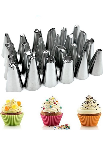 No.1 Tarzı Et Kek Buzlanma Torbası Nozulları Çikolatalı Fondan Kreması Paslanmaz Çelik G Nozul Seti (Yurt Dışından) fırsatları