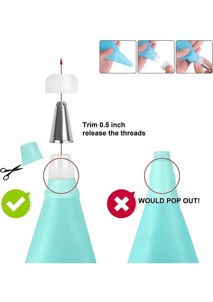 Nozul Seti Stili Et Pasta Torbası Süsleme Ipucu Mutfak Kek Buzlanma G Nozul Seti Kremalı Pasta Süsleme Araçları Yeniden Kullanılabilir Pişirme Torbaları (Yurt Dışından) indirimleri