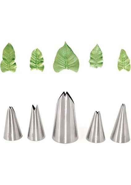 10 Adet Tarzı 5 Adet Yaprak Nozullar Paslanmaz Çelik Buzlanma Yaprakları Nozullar Ipuçları Pasta Ipuçları Fondan Kremalı Kek Pişirme Dekorasyon Aracı (Yurt Dışından) fırsatları