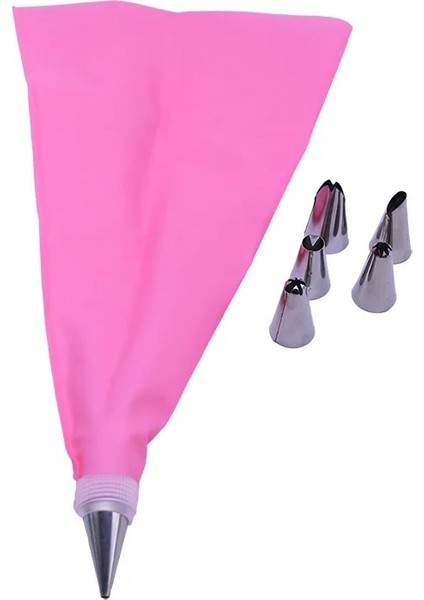 8 Adet Pembe Stil Licone Pasta Torbası Ipuçları Mutfak Dıy Buzlanma G Krem Yeniden Kullanılabilir Pasta Torbaları Meme Seti Kek Dekorasyon Araçları (Yurt Dışından)