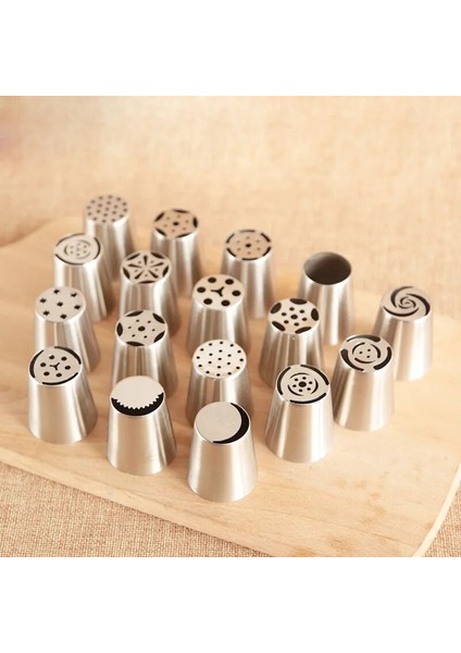 N45 Stili Rus Lale Buzlanma G Nozulları Paslanmaz Çelik Çiçek Krema Pasta Ipuçları Nozullar Çanta Cupcake Kek Dekorasyon Araçları Kalıpları 1 Adet (Yurt Dışından) fiyatları