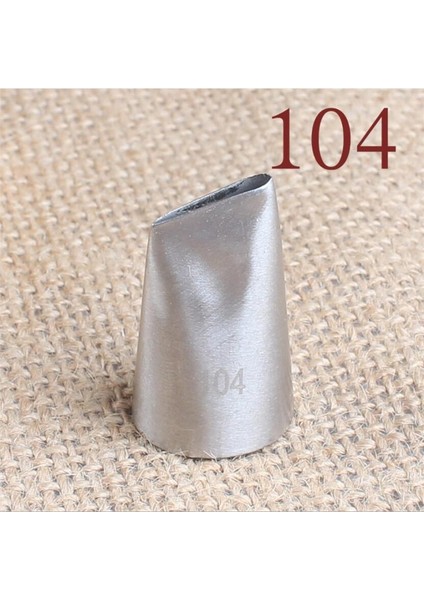 104 Büyük Boy Buzlanma Memesi Dekorasyon Ucu Kek Pişirme Pasta Dekorasyon Aracı Gül Yaprağı Şekli Bakeware Oluşturmak Için (Yurt Dışından)