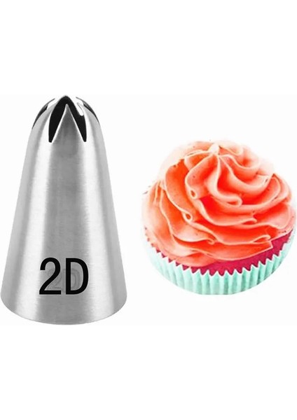 3 Adet Bir Set Stili Sıcak Satış Pasta Büyük Boy Krem Çelik Paslanmaz Nozul Buzlanma G Seti Dekorasyon Rus Ipuçları Cupcake Kek Pişirme Aracı (Yurt Dışından)