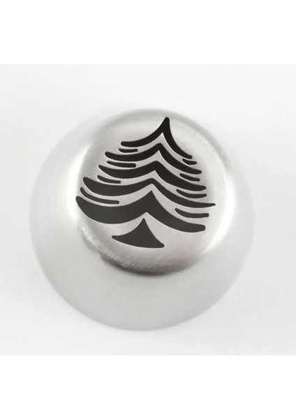 Bir Stil 1 Adet Paslanmaz Çelik Kek Nozulları Noel Ağacı Yaprağı Desen Pişirme Pasta Ipuçları Kek Dekorasyon Araçları (Yurt Dışından)