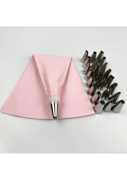 Pembe Tarzı Et Silikon Pasta Torbası Ipuçları Mutfak Dıy Buzlanma G Krem Yeniden Kullanılabilir Pasta Torbaları +24 Nozul Seti Kek Dekorasyon Araçları (Yurt Dışından) modelleri