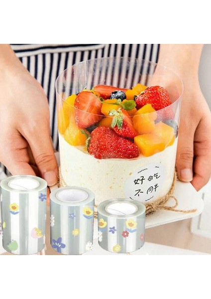 C Stili Mutfak Bakeware Asetat Filmi Kek Dekoru Için Şeffaf Kek Surround Filmi Mousse Kek Levhaları Çevreleyen Kenar Dıy Kek Yaka (Yurt Dışından) fiyatları