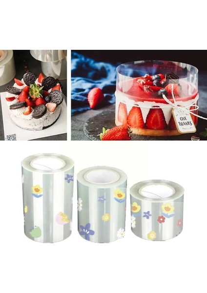C Stili Mutfak Bakeware Asetat Filmi Kek Dekoru Için Şeffaf Kek Surround Filmi Mousse Kek Levhaları Çevreleyen Kenar Dıy Kek Yaka (Yurt Dışından) indirimleri