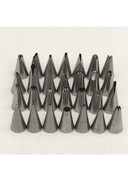 NO.129 Tarzı Paslanmaz Çelik Dekorasyon Memesi Buzlanma Tüpü Pasta Ipuçları Fondan Kek Dekorasyon Sugarcraft Araçları Bakeware (Yurt Dışından) fiyatları