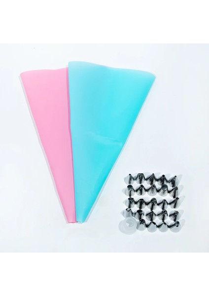 1 Adet 35CM Tarzı Silikon Pasta Torbası Ipuçları Mutfak Dıy Dondurma Yeniden Kullanılabilir Pasta Torbaları Meme Seti Paslanmaz Kek Dekorasyon Araçları (Yurt Dışından) modelleri