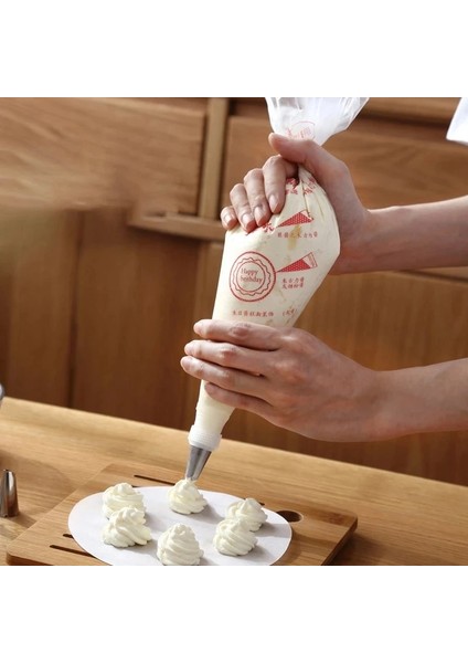 S Tarzı Ack Pasta Torbası Boyutu Tek Kullanımlık G Torba Buzlanma Fondan Kek Kreması Dekorasyon Pasta Ucu Aracı Kek Dekorasyon Aracı (Yurt Dışından) fiyatları