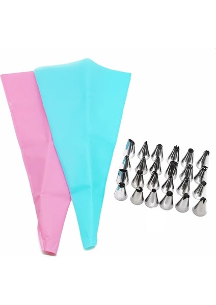 8 Adet Mavi-6 Meme Stili Et Silikon Pasta Torbası Ipuçları Mutfak Dıy Buzlanma G Krem Pasta Torbası Paslanmaz Çelik Meme Kek Dekorasyon Araçları (Yurt Dışından) fiyatları