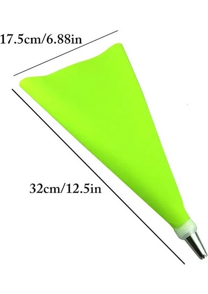 Mavi Stil 8pcsbag Silikon Buzlanma G Krem Pasta Torbası + 6 Paslanmaz Çelik Kek Memesi Dıy Kek Dekorasyon Ipuçları Fondan Pasta Araçları (Yurt Dışından) fırsatları