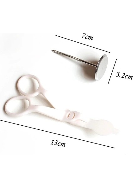 Et Pasta Süsleme Çivileri Paslanmaz Çelik Kek Çiçek Iğnesi ve Plastor Fondan Dekor Çiçekler Kaldırıcı Araçları (Yurt Dışından) fırsatları